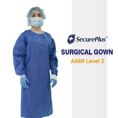 SecurePlus Sterile Standard Surgical Gown, AAMI Level 2, 25/carton