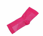 Open-Heel Compression Foot Sleeve – red