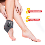 Heated Foot & Ankle Massage Wrap – 3 vibration modes and 5 heat levels