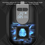 Smart Posture Trainer with Vibration Reminder – sensor display
