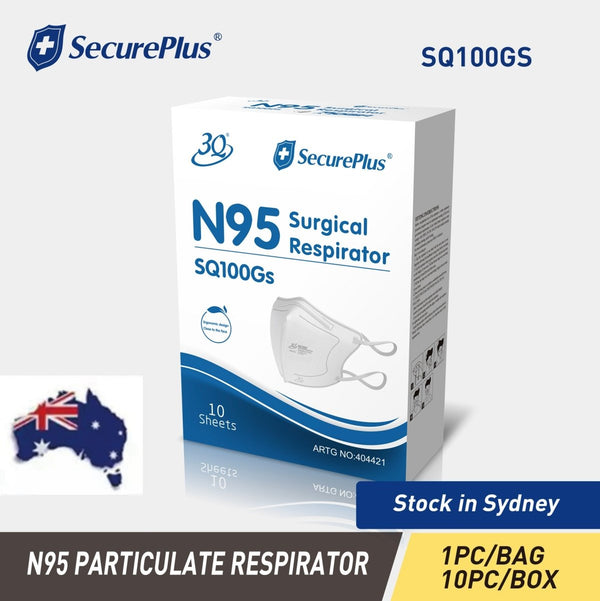 N95 P2 Surgical Respirator Face Mask, 20/box